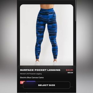 Alphalete surface pocket legging